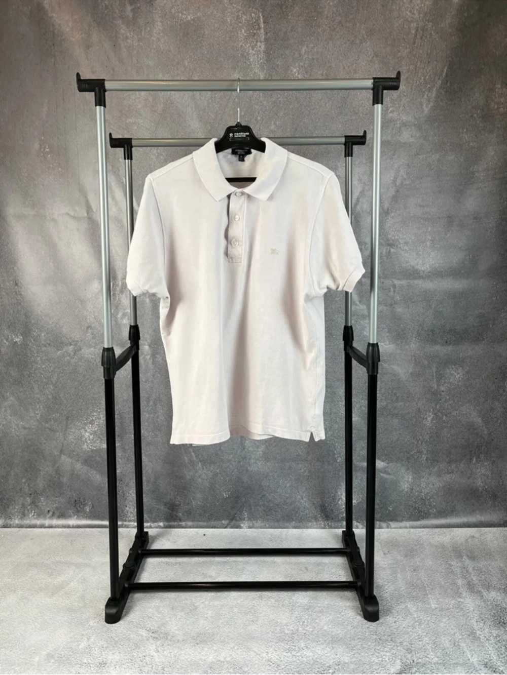 Burberry White Polo Shirt